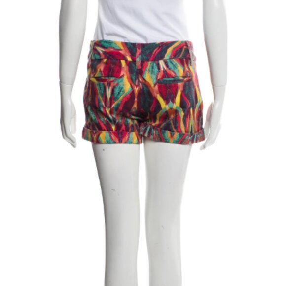 Alice + Olivia Printed Mini Shorts Size: XS | US 0 - Picture 3 of 3